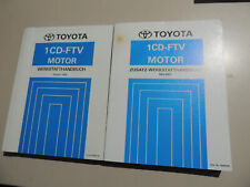 Werkstatthandbuch MOTOR Toyota RAV4 2. Generation 2.0L D 4D / 4x4 Diesel