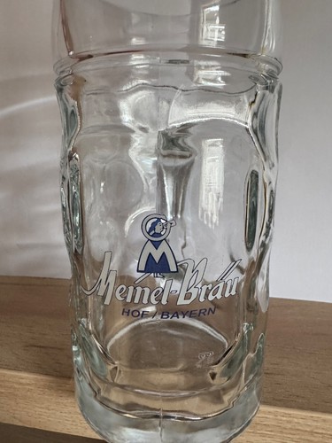 Glas bierkrug meinel - meinel, brauerei