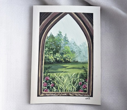 Original gouche bild - gouche,