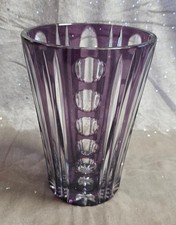 Glasvase Vase Amethyst Lila