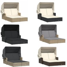 Doppel-Sonnenliege mit Dach