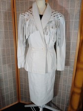 Vintage 80s leder kostüm rock - vintage,