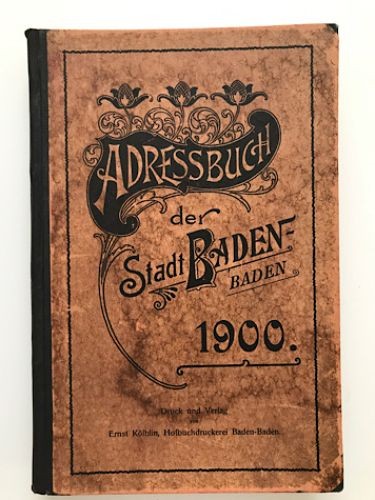 Adressbuch der