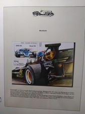 Motivsammlung 100 Jahre Automobil im Lindner/Sieger-Vordruckalbum, 75 Seiten