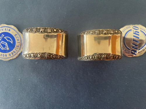 Serviettenringe silber 800 - 2,