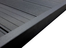 WPC Terrassendielen Abschlussleiste Abdeckleiste L Leiste anthrazit 1950x60x40mm