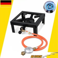 Gaskocher 1-Flammig Campingkocher Gaskocher Camping Hockerkocher 8KW DE/AT