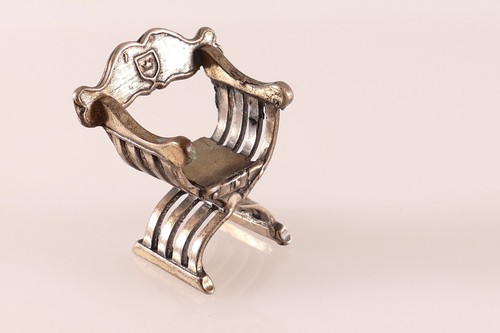 Silberfigur miniatur stuhl - miniatur,