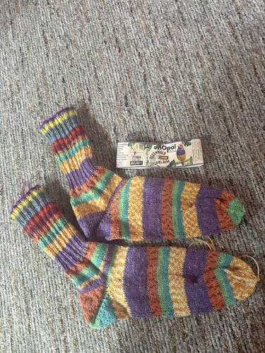 Selbstgestrickte socken - selbstgestrickte,