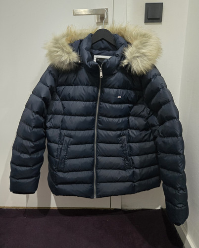 Tommy jeans steppjacke kapuze - jeans,
