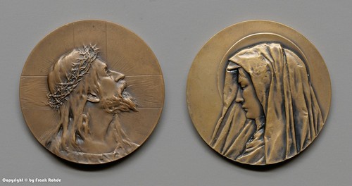 Set zwei bronze plaketten 1 - set:,