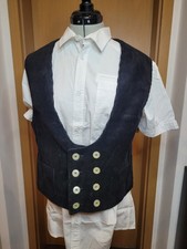 Zimmermannsweste Weste Paradeweste Zunft Walz Kluft Herren Gr. 48 Schwarz (Nr.13