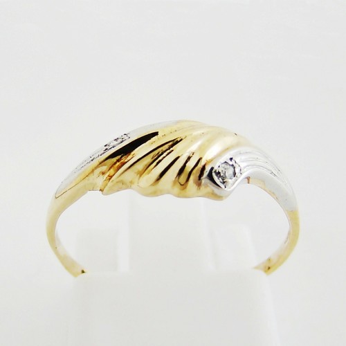 Ring gelbgold 333er zirkonia - ring, 8