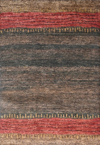 Modernes handgeknüpfter jute - modernes,