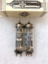 Telefunken ECL86 6GW8 NOS NIB Diamond Logo Made In Germany Matched Pair