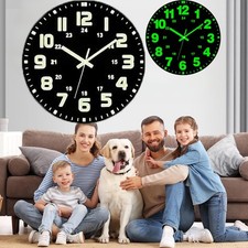 Leuchtende wanduhr 30cm - wanduhr,