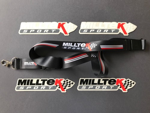 Milltek sport aufkleber - sport,