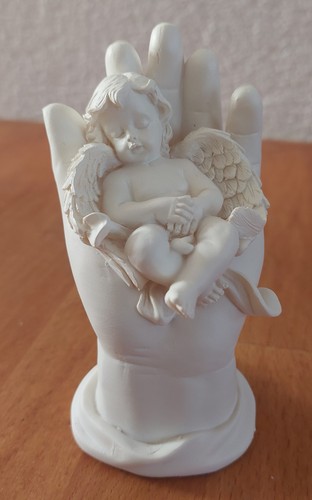 Engel figur hand weiß - engel,