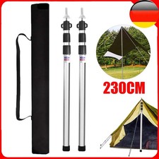 2x Teleskop Zeltstangen