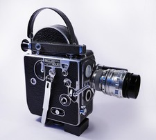 PAILLARD BOLEX H 8 Standard Filmkamera mit Berthiot-Paris-Cinor 1:2,8 F= 12,5