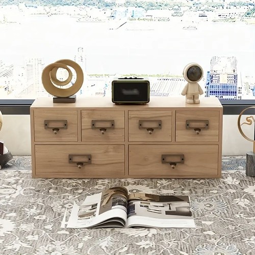 Holz organizer mit - holz-organizer, schubladen