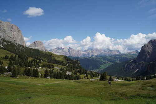 Wandbild passo gardena - wandbild:,