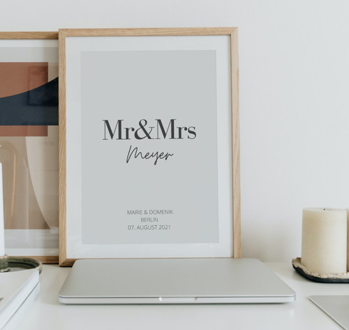 Poster personalisiert mit - personalisiert,