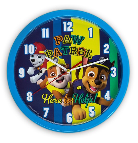 Paw patrol kinder - wand, uhr