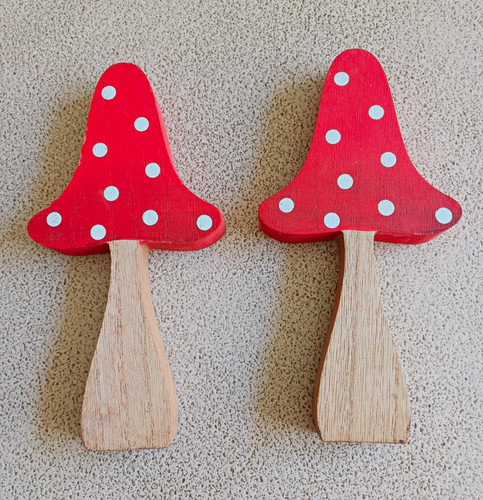 2er set holz deko figuren - 2er,