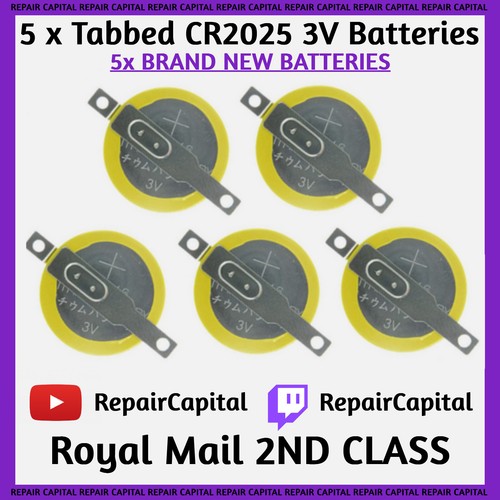 Tabbed cr2025 3v - 5,