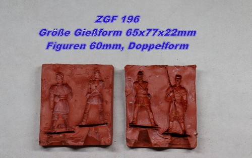 Zinngießform figuren 60mm - zinngießform,