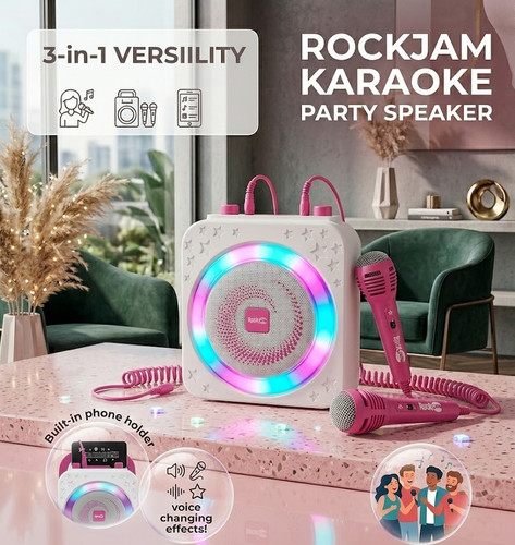 Rockjam karaoke maschine - maschine, 10w