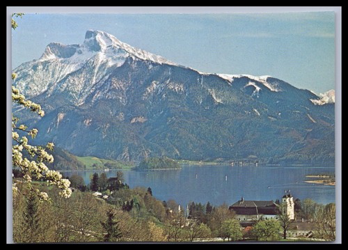 Ansichtskarte mondsee - ansichtskarte,