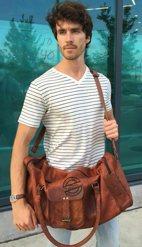 Tasche leder reise wochenende - leder,