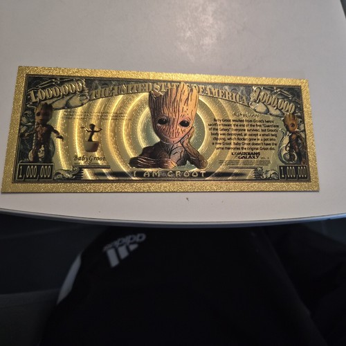 Baby groot 24k goldfolie - 24k,