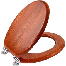 Toilettensitz kiefer antik - toilettensitz,