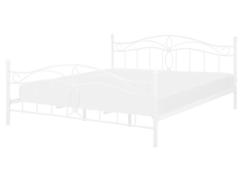 Romantisches doppelbett weiß - romantisches,