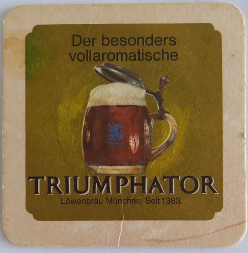 Alter bierdeckel löwenbräu - alter,