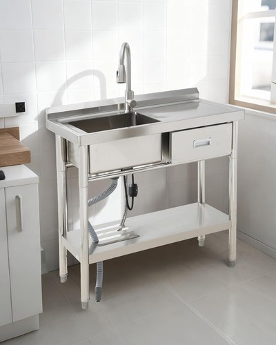 Edelstahl spülbecken küche - spülbecken,