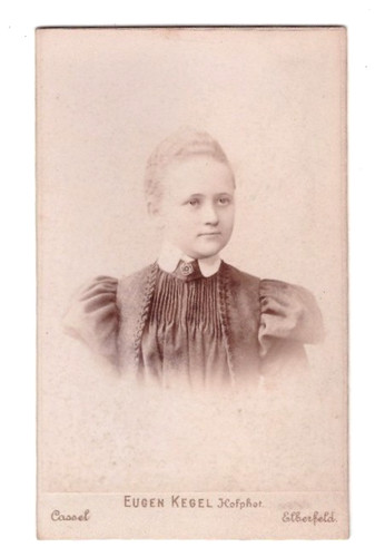 Cdv foto 1900 junge - cdv, frau