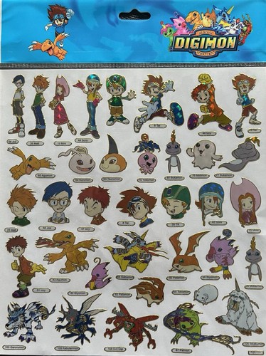 Original digimon aufkleber - original, 36