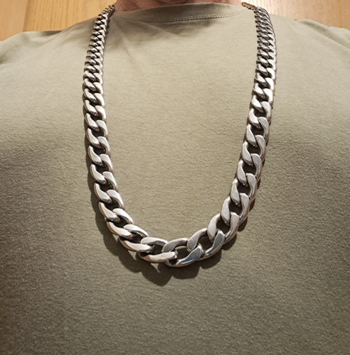 Xxl herren edelstahl halskette - herren,