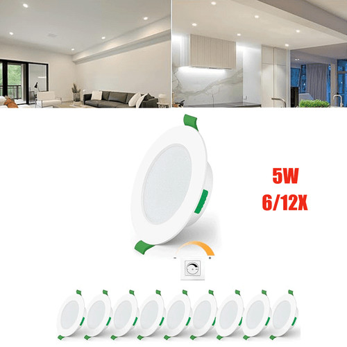 12x led einbaustrahler bad - einbaustrahler,