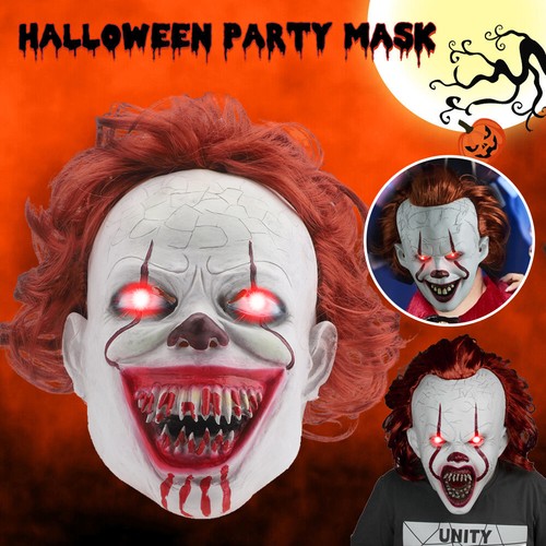 Horror clown maske - horror,