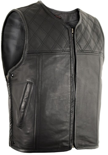 Herren club lederweste - herren,