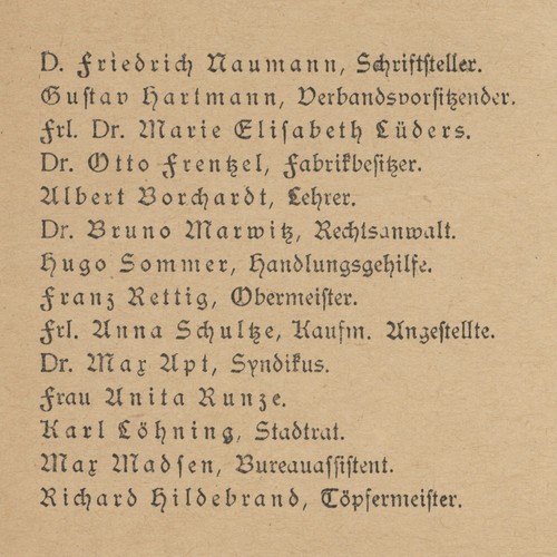 Handzettel stimmzettel ddp - handzettel,