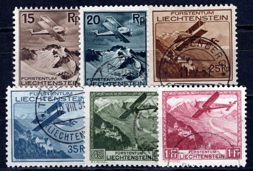 Liechtenstein 1930 108 113 - liechtenstein, 108-113
