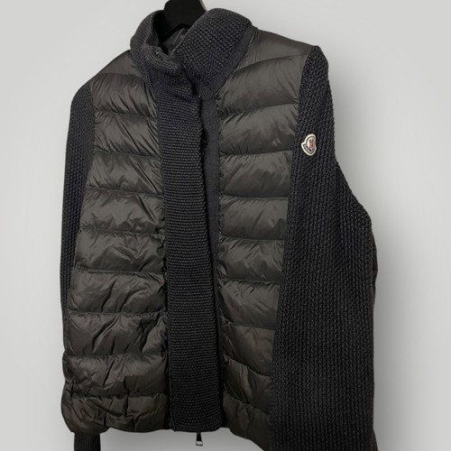 Moncler wollcardigan mit - moncler,