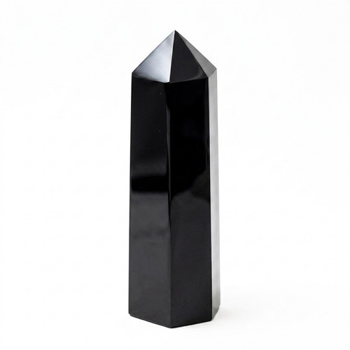 Obsidian obelisk schwarz - obsidian,