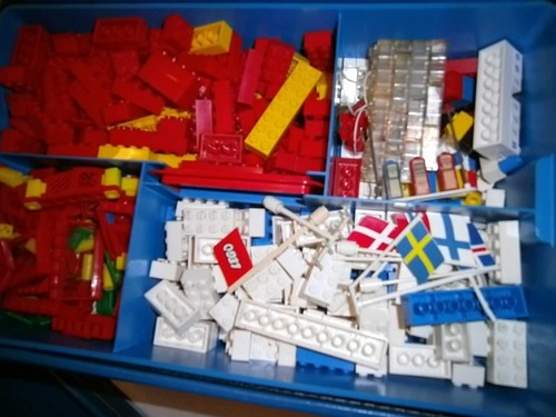 Lego sortierbox koffer blau - lego,
